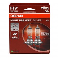 žárovka OSRAM 12V/H7 NIGHT BREAKER SILVER +100% sada
