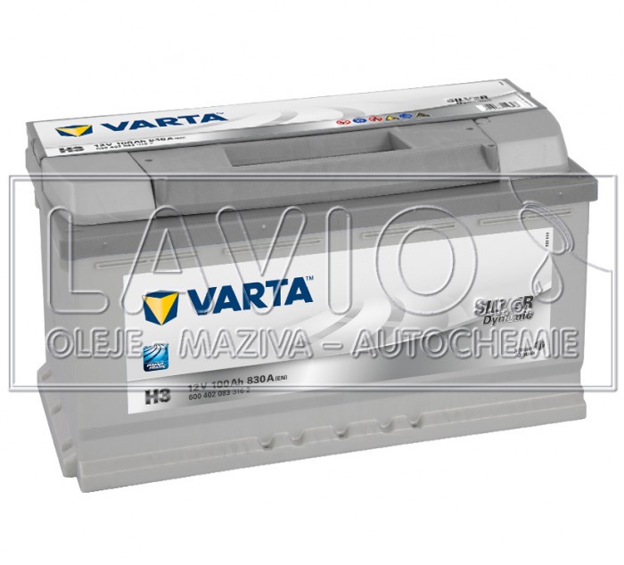 VARTA (SILVER DYNAMIC) DYNAMIC SLI 100Ah, 830A, H3